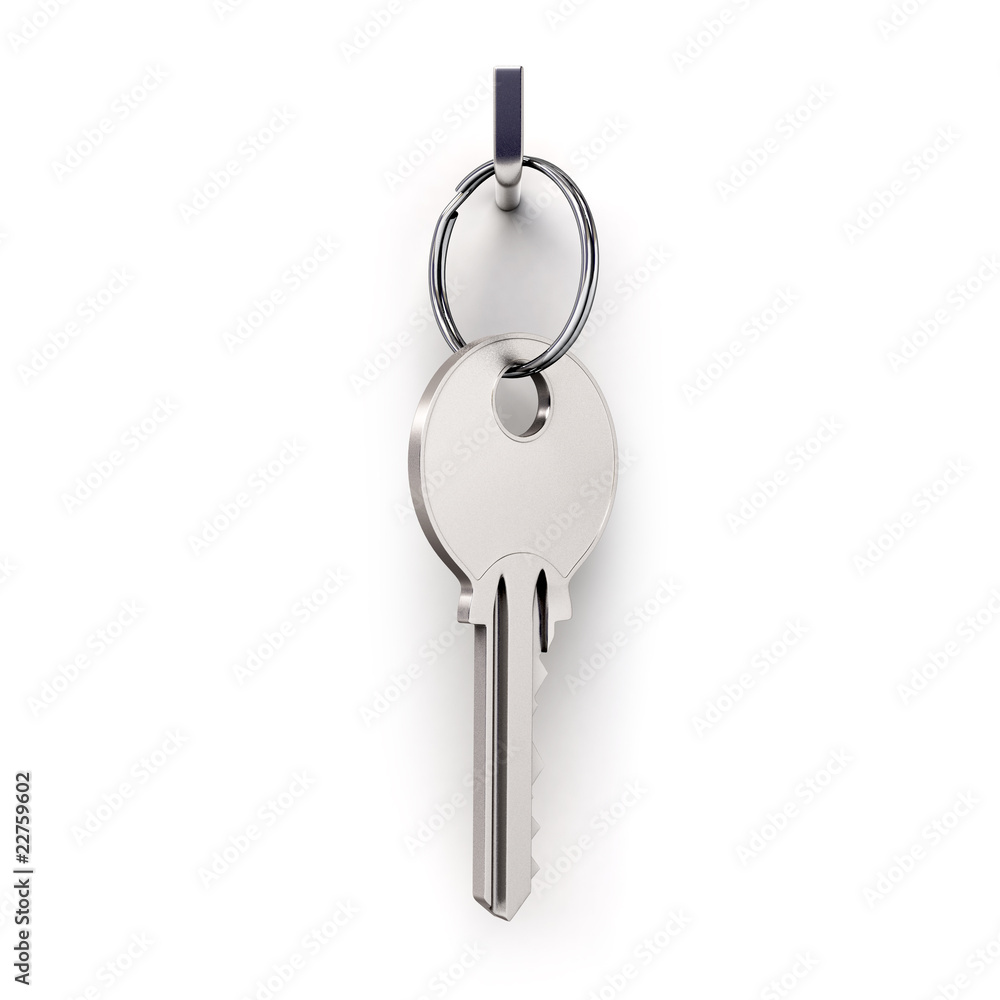 Key on a hook Key on a hook