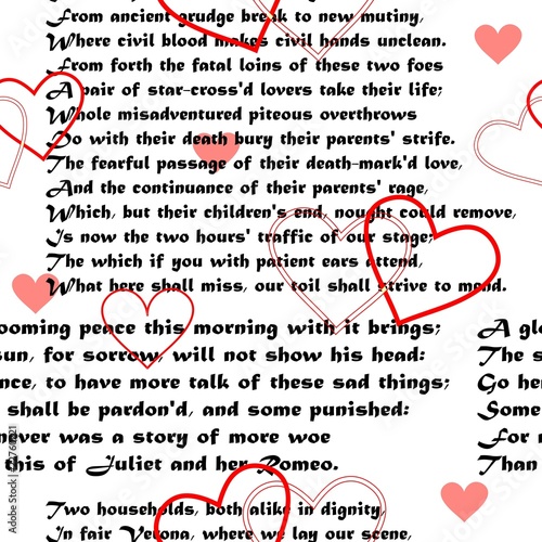 Seamless valentine pattern