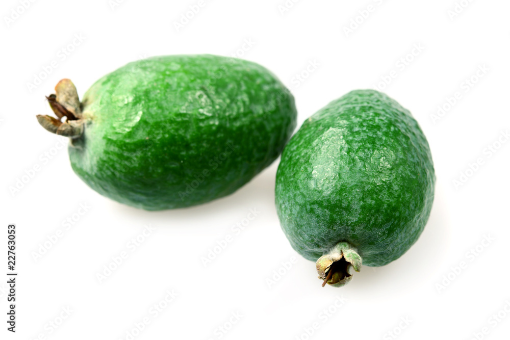 Fruit feijoa, pineapple guava Fruit feijoa, pineapple guava