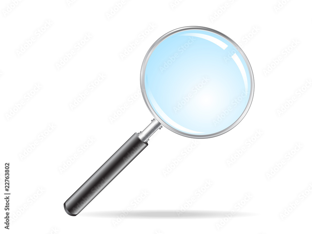 isolated magnifying glass isolated magnifying glass