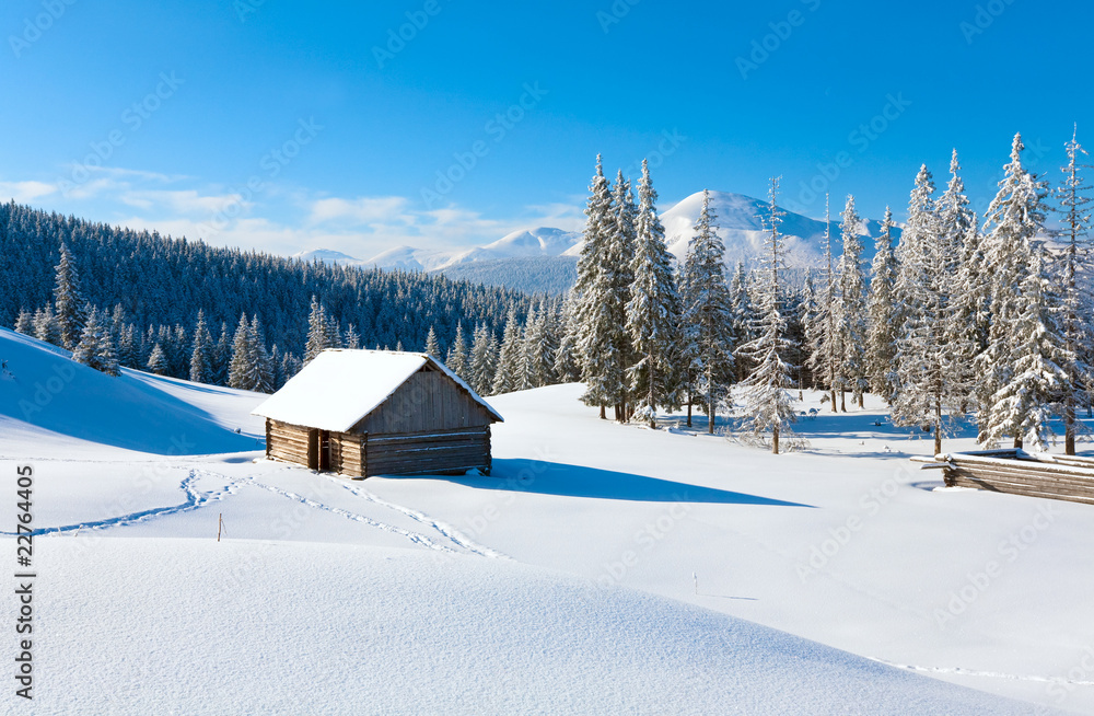 winter mountain landscape