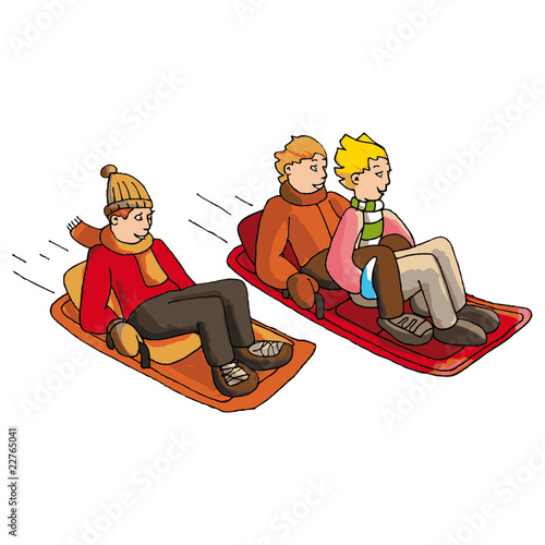 La course de luge