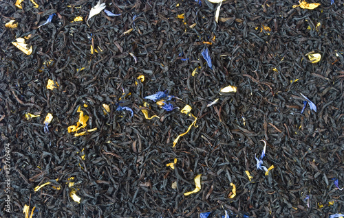 Earl Grey black tea texture
