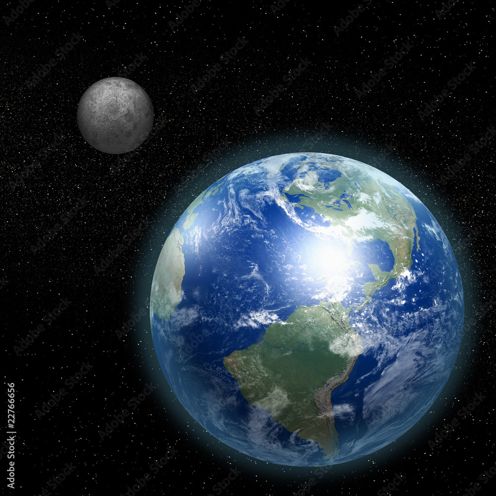 Naklejka premium Our home planet