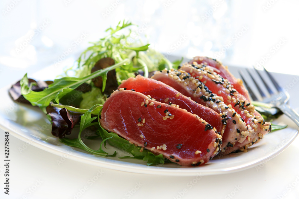 Seared Ahi Tuna Salad