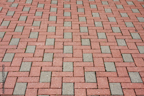 Wallpaper Mural it is a Brick pavement in a city . Torontodigital.ca