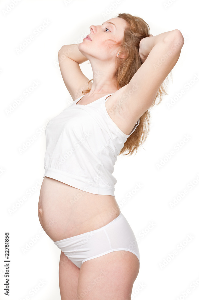 Fototapeta premium beautiful young pregnant woman