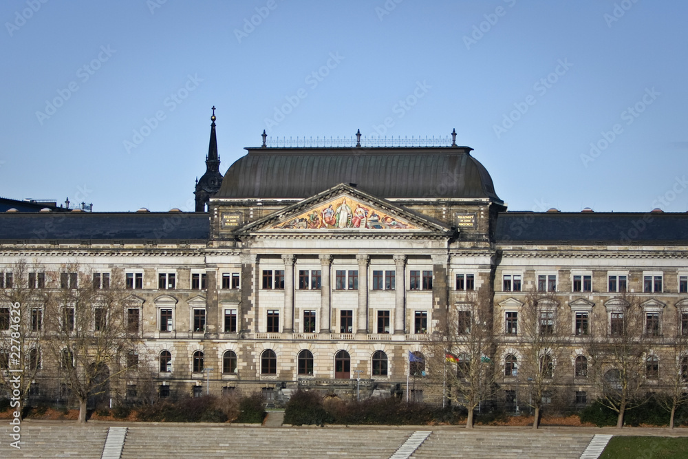 Saxon State Ministry of Finance in Dresden, Germany
