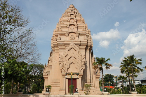 house of city pillar, Buriram, North-East of Thailand