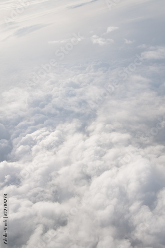 Fototapeta Naklejka Na Ścianę i Meble -  nuvole bianche dall'aereo