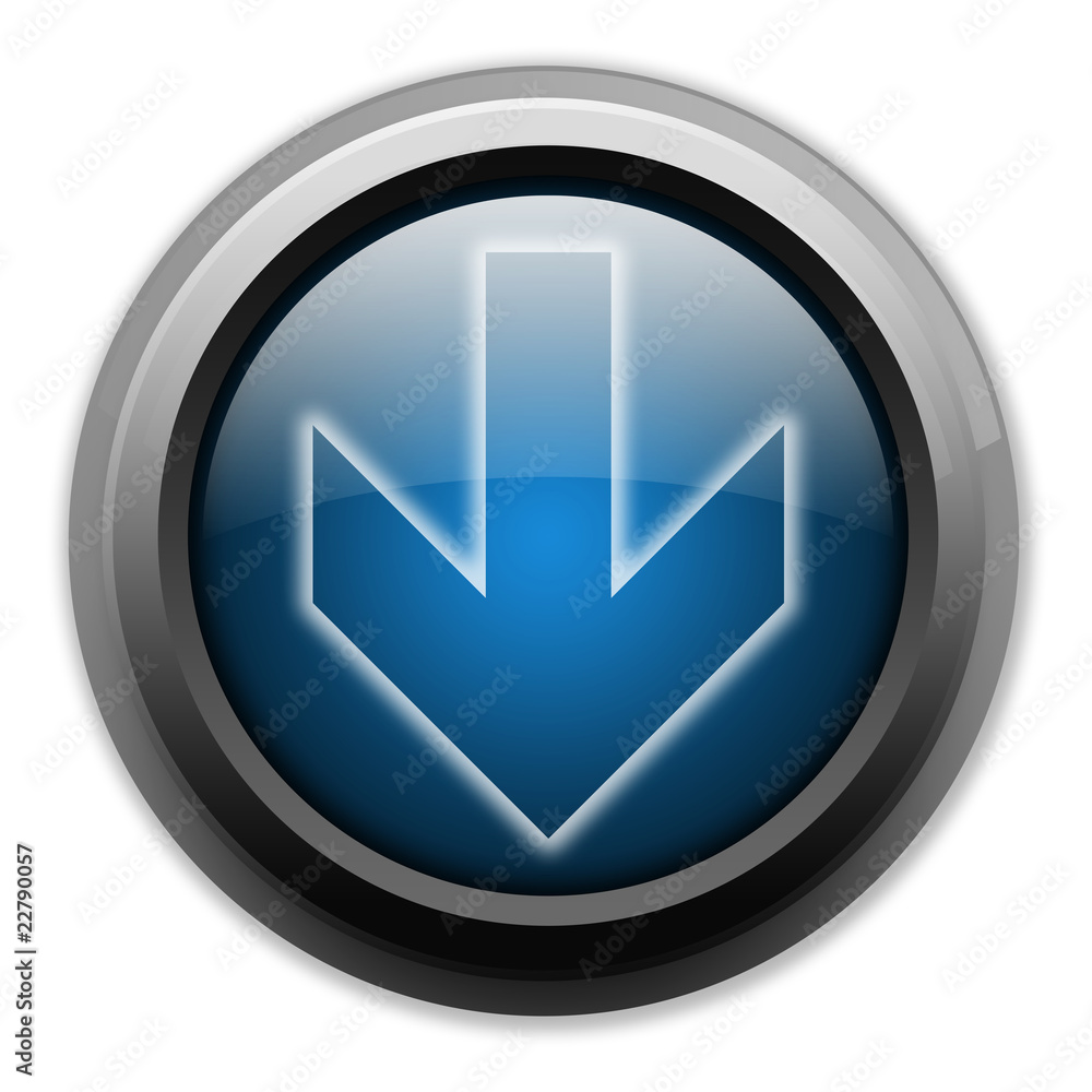 Dark and Glowing Button Dark and Glowing Button
