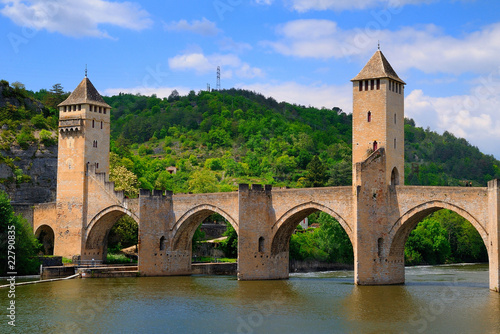 Obraz na plátně Le pont valentré à cahors