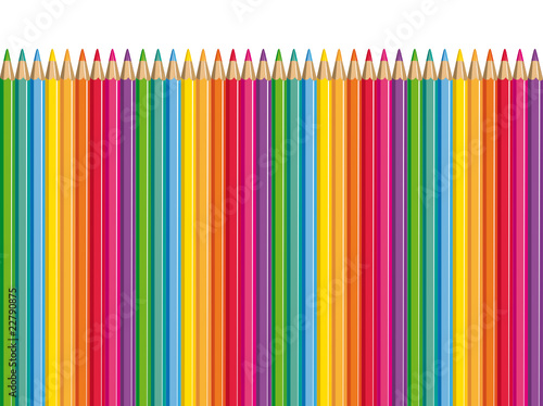 Colored pencils background