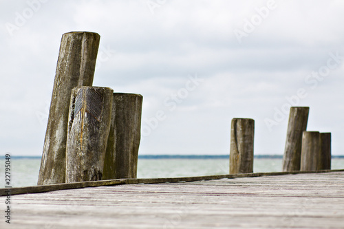 Ein Anlegesteg auf dem Fischland-Darß photo