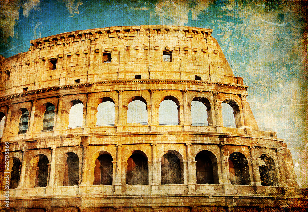 Colosseum - great Italian landmarks series