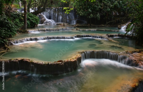 Beautiful Waterfall Cascades