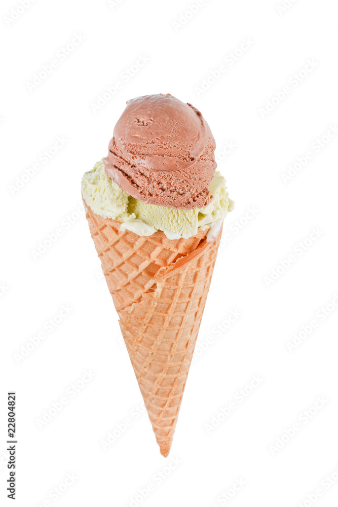 ice cream in the cone ice cream in the cone