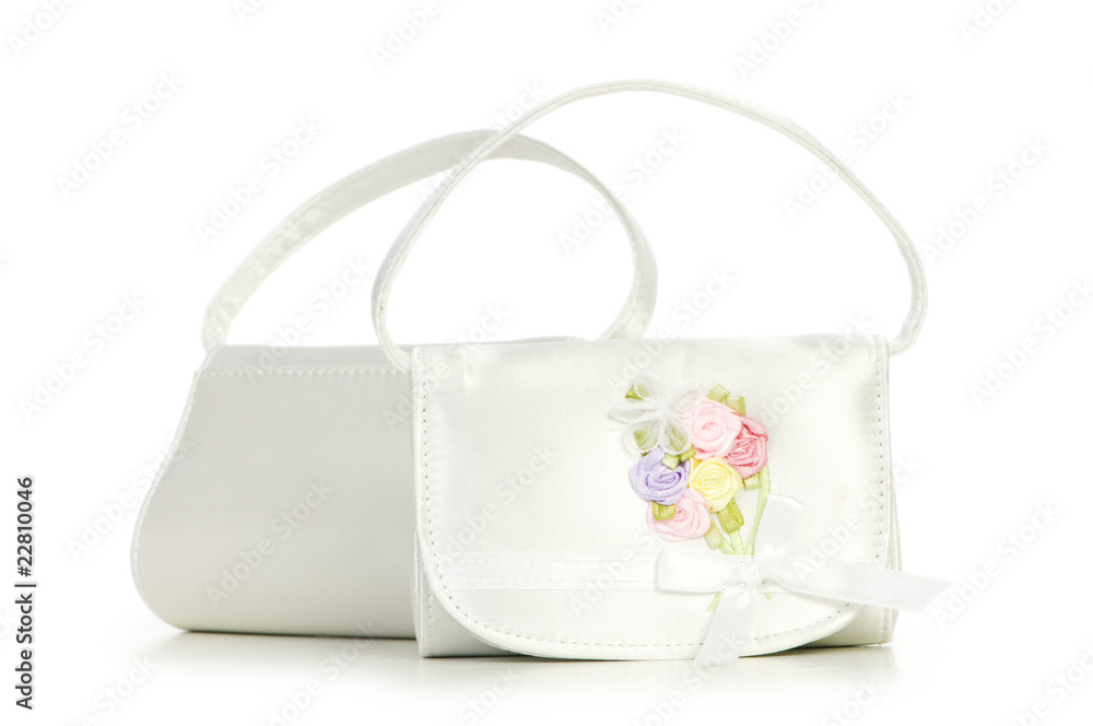 Woman bag isolated on the white background Woman bag isolated on the white background