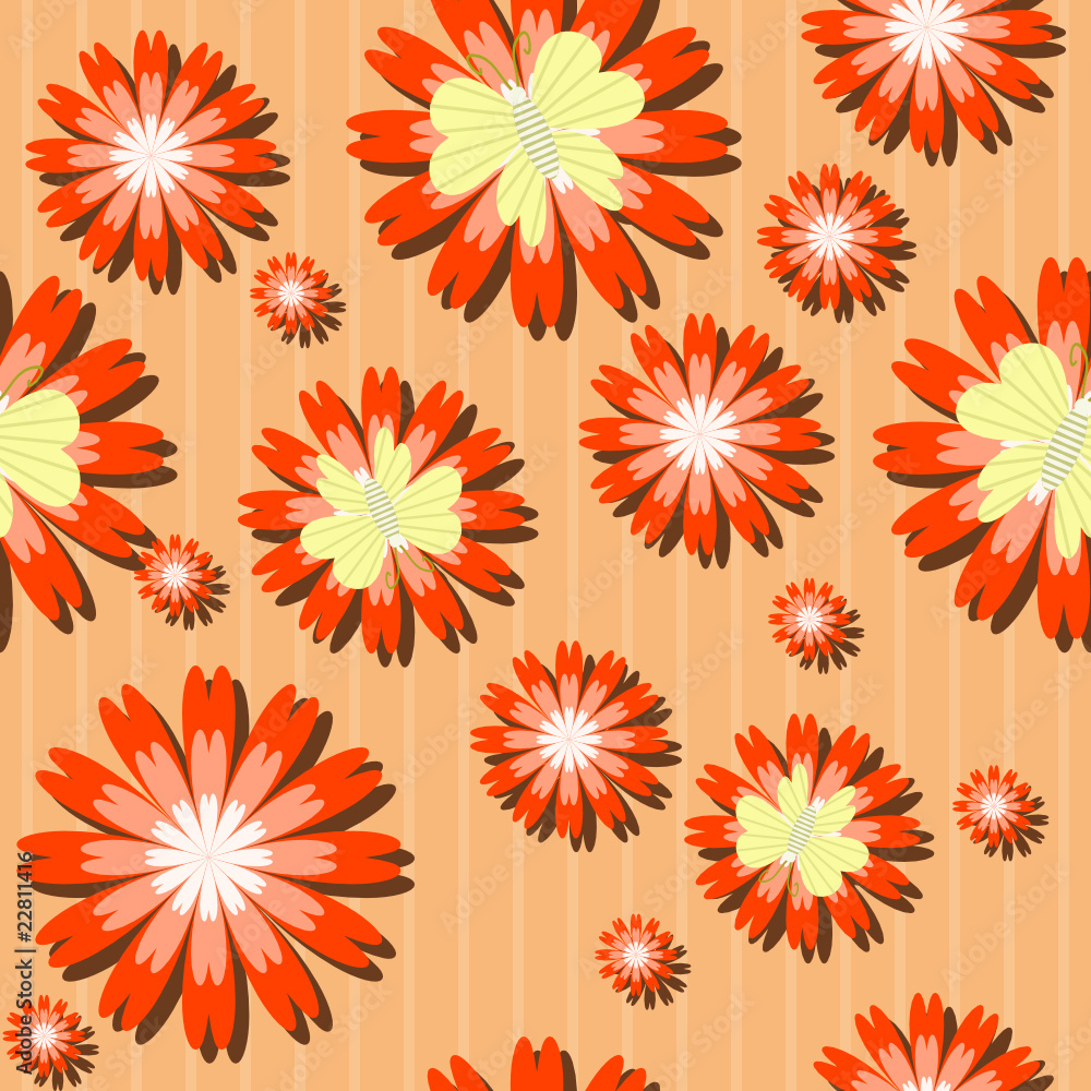 seamless background with flowers seamless background with flowers