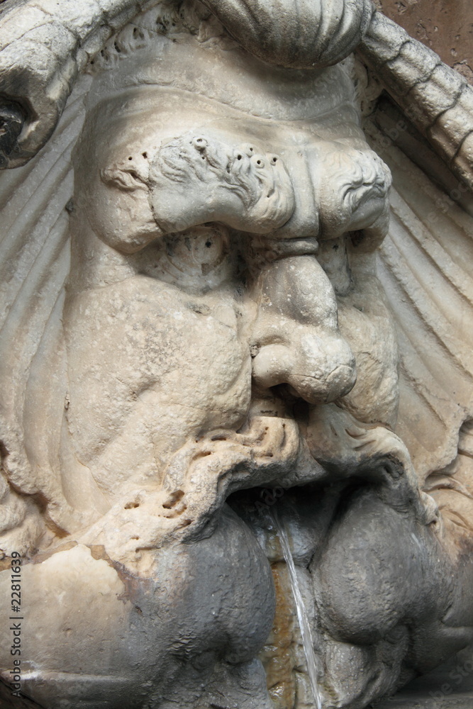 Renaissance marble fountain