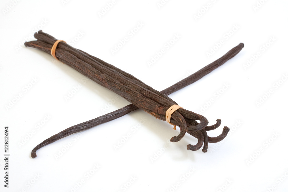 Obraz premium Bourbon vanilla beans from Madagascar