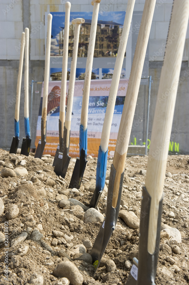 Fototapeta premium Spatenstich