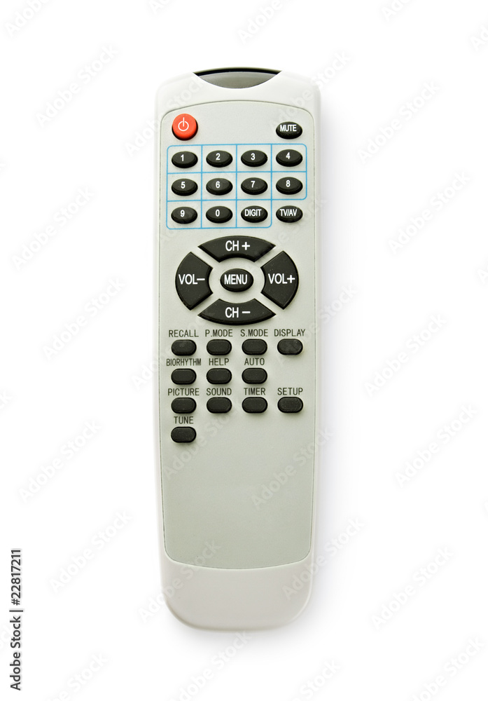 Remote control isolated on the white background Remote control isolated on the white background