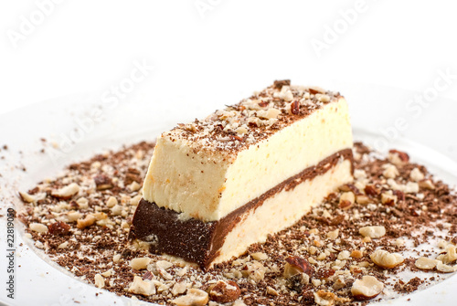 chocolate cake with nuts