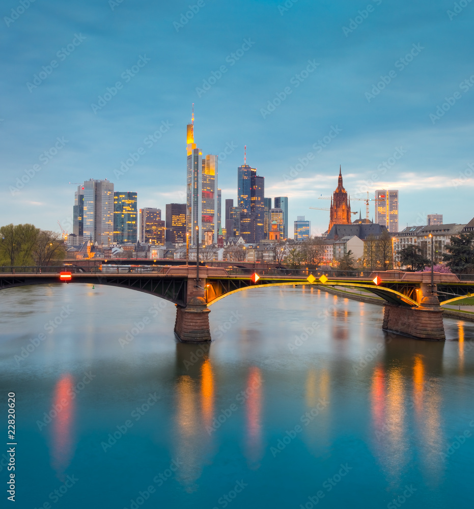 Naklejka premium Frankfurt am Main