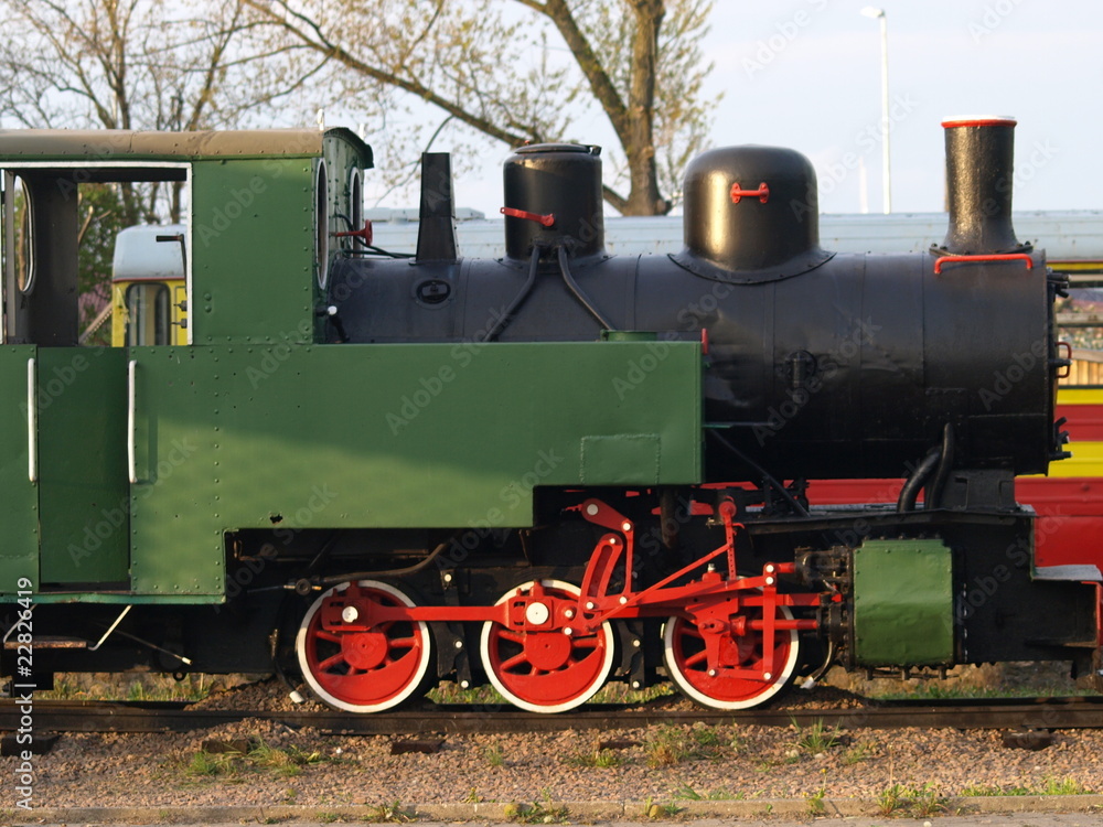 Naklejka premium lokomotywa