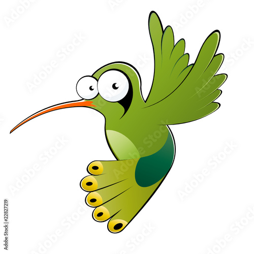 kolibiri cartoon vogel lustig maskottchen