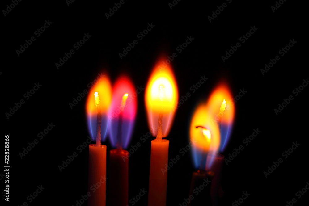 lit candles lit candles