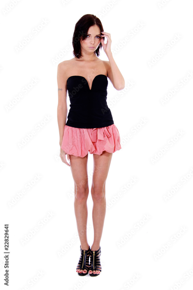 Full length portrait of an attractive woman Full length portrait of an attractive woman