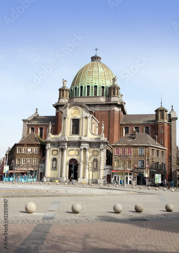 The Basilica of St-Christophe  Charleroi  Hainaut  Wallonia  Be photo