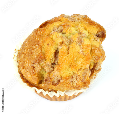Apple crisp cinnamon muffin