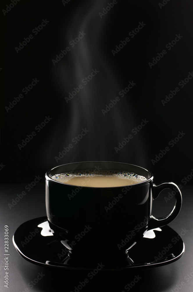Cappuccino on black Cappuccino on black