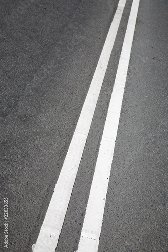 road with white lines