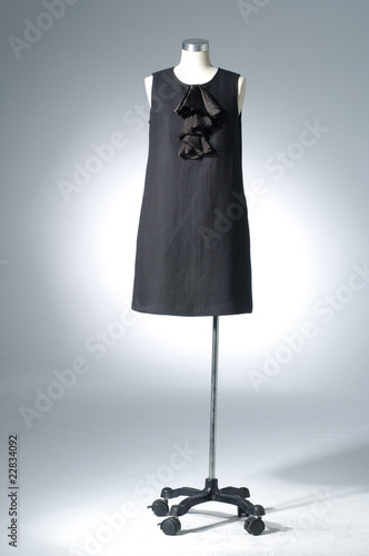 collection of dress on light background