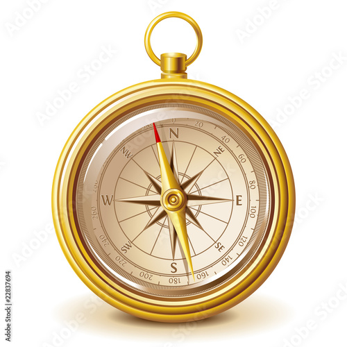 gold compass