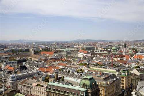 outlook over Vienna from st. Stephen cathedral