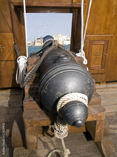 Fényképezés 17th Century Galleon Cannons
