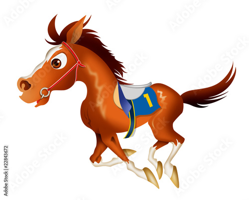 競走馬02 Stock イラスト Adobe Stock