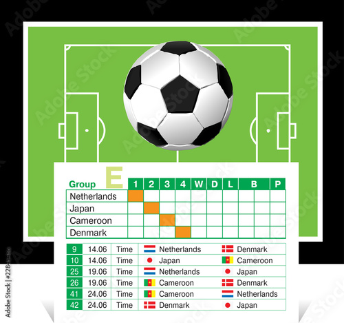 schedule of games of the World Cup 2010
