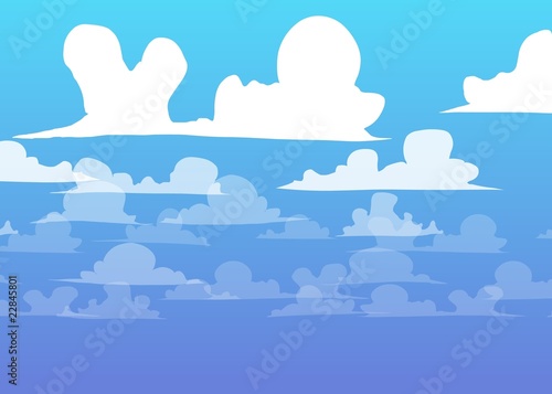 dégradé de nuages