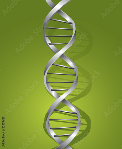Silver dna spiral