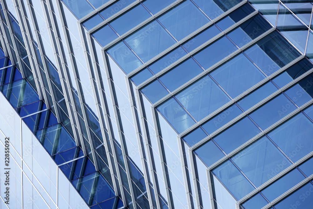 Obraz premium Modern highrise building in the city.