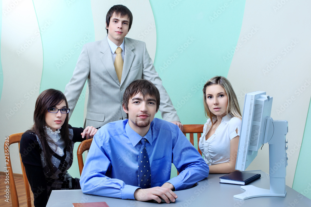 Fototapeta premium business group