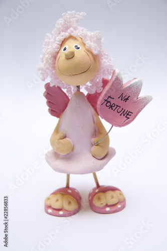 Obraz na płótnie pink angel w salonie