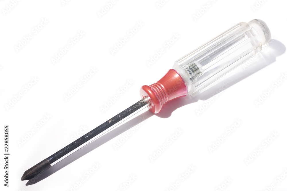Screw Driver .on white background Screw Driver .on white background