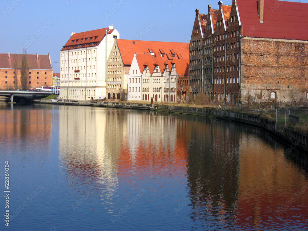 Gdansk in sunny day